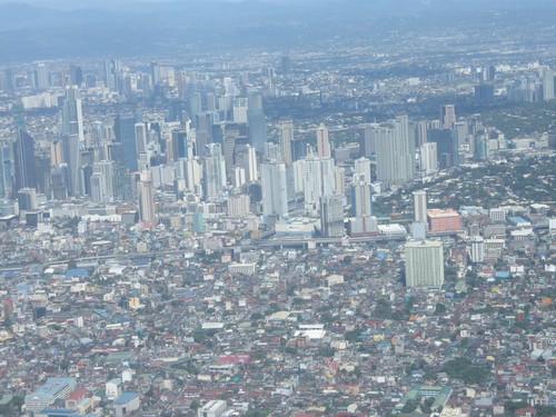 Flugbild östliches Makati
