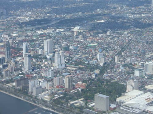 Flugbild Manila - Roxas Blvd.