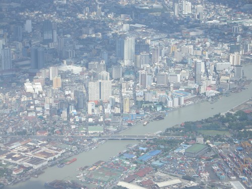Flugbild Manila - Binondo & Pasig River