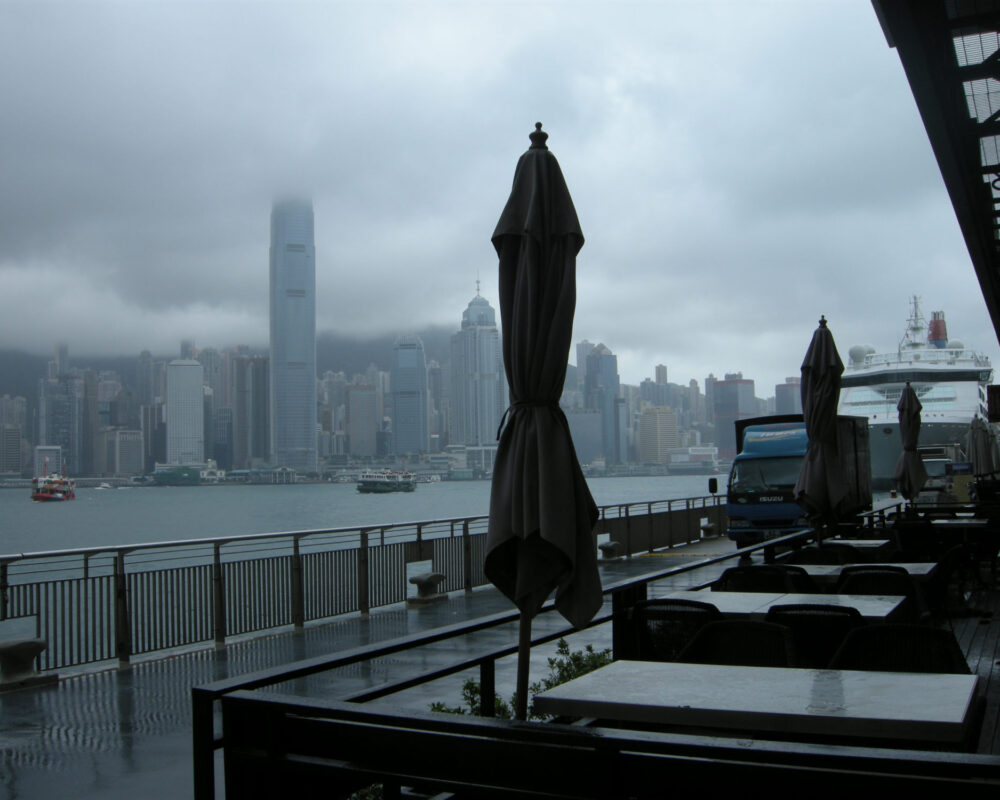 Blick auf HK-Island von Kowloon aus