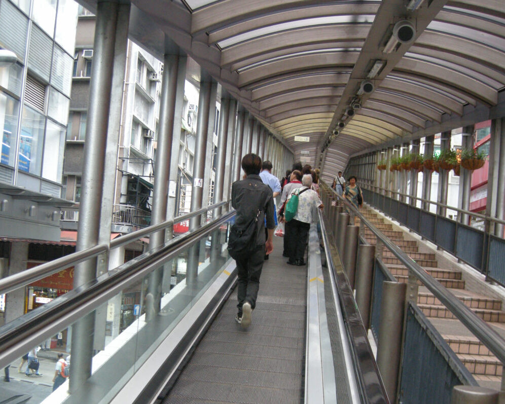 Escalator zu den Mid-Levels HK
