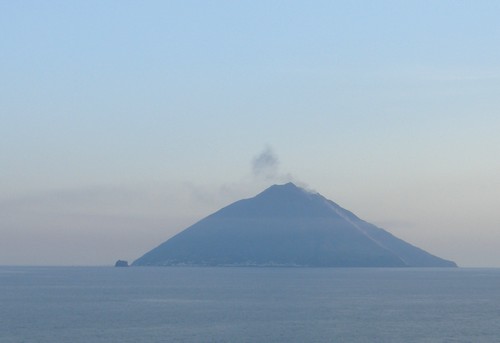 Der aktive Vulkan Stromboli