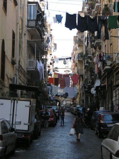 Strassenszene in Neapel