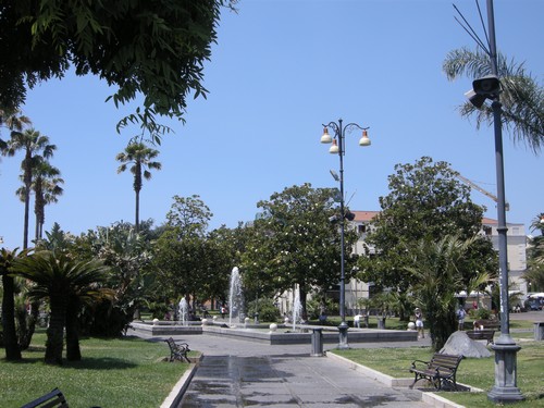 Stadtpark in Pompeji