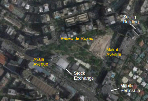 Google Maps - Ayala Triangle Makati